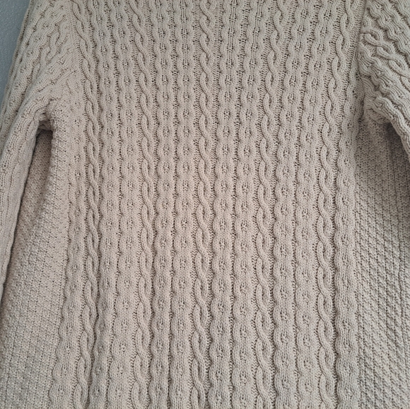 Leo & Nicole Beige Sweater Coat/Cardigan Size M - Picture 11 of 14